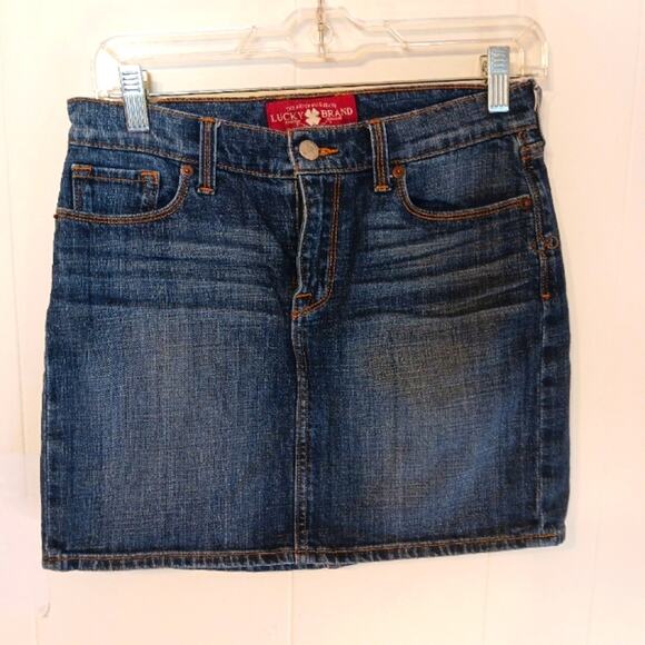 Lucky Brand Sofia denim mini skirt. Size 2/26 - Picture 1 of 5